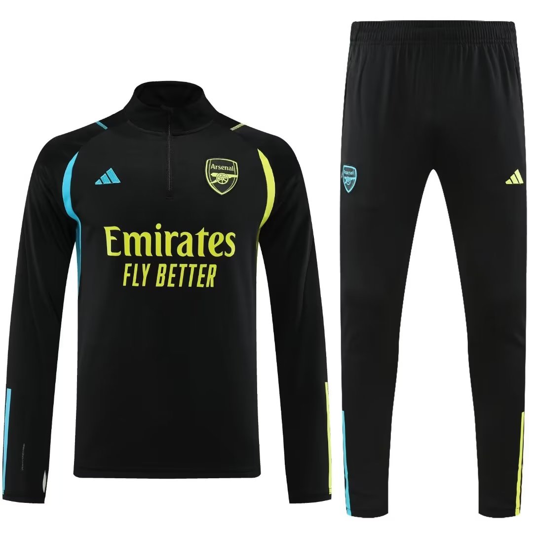 Arsenal black tracksuit on sale