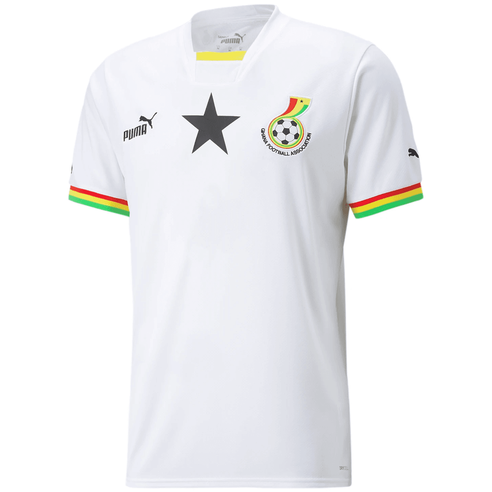 Puma Ghana 2022 Mens Home Stadium Jersey Ballon D Or Trophy ARENABALLONDOR