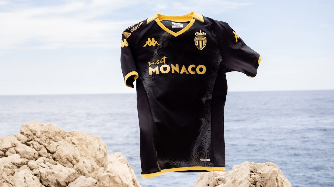 AS Monaco Away Jersey 2023 2024 Ballon D Or Trophy ARENABALLONDOR