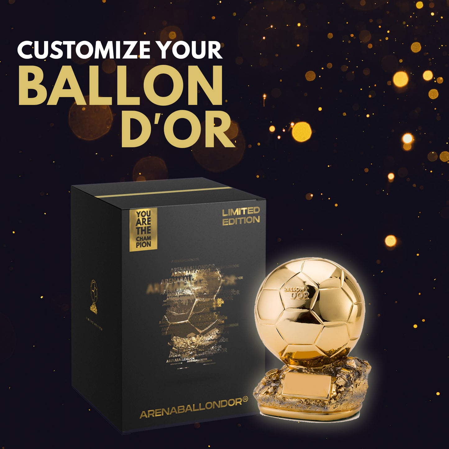 Customized Ballon D'or Trophy