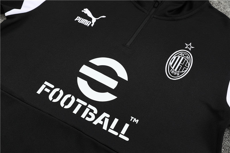 AC Milan 23/24 Black Training Suit